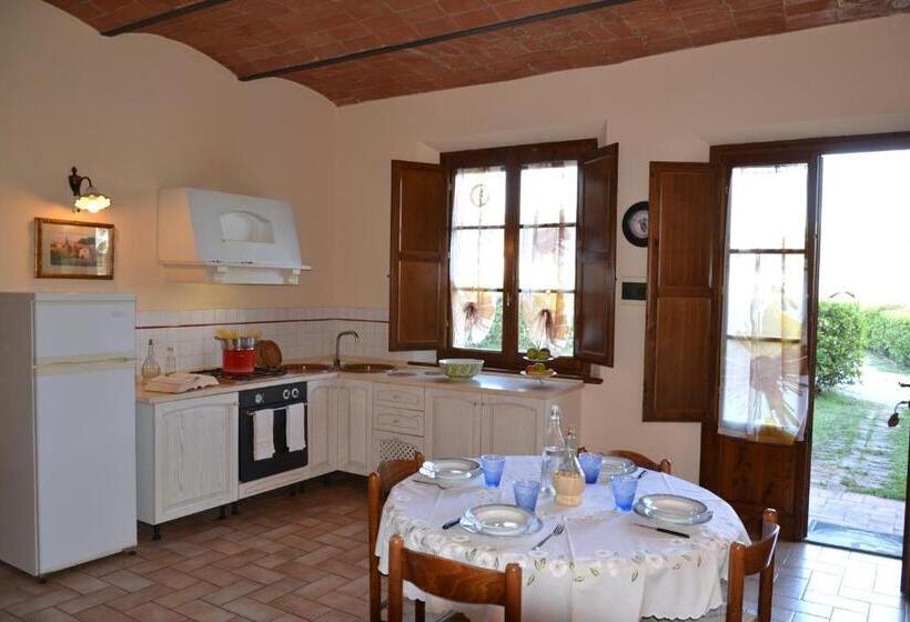 آپارتمان 1 خوابه با چشم‌انداز باغ, Agriturismo Corte In Poggio