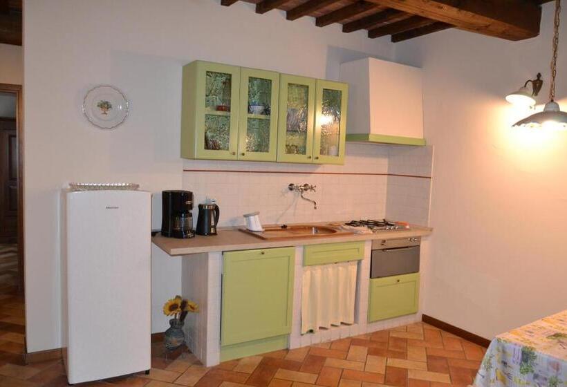 آپارتمان 1 خوابه با تراس, Agriturismo Corte In Poggio
