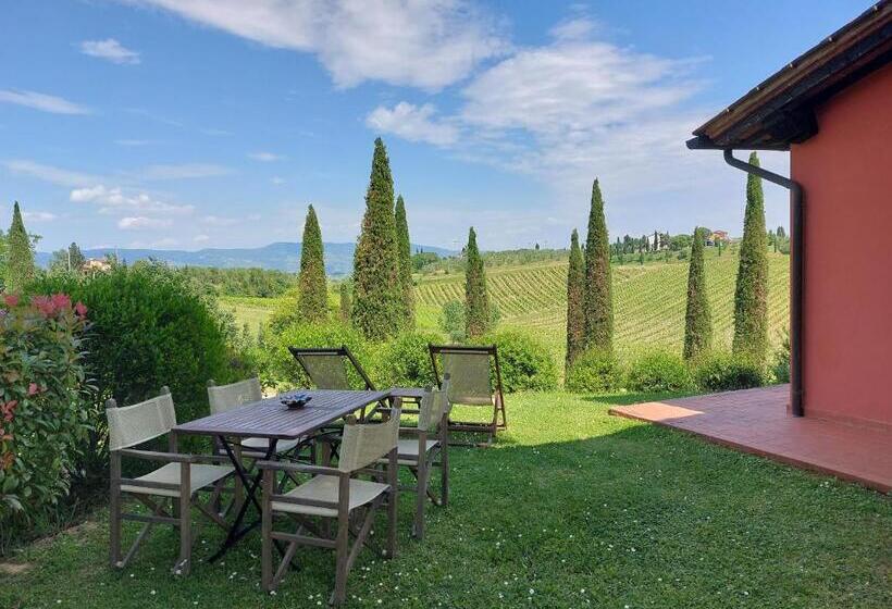 آپارتمان 1 خوابه با تراس, Agriturismo Corte In Poggio