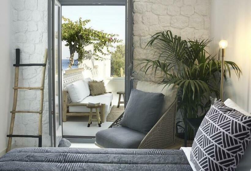 اتاق لوکس با چشم‌انداز دریا, Afroditi Venus Beach Resort