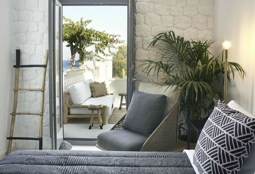 اتاق لوکس با چشم‌انداز دریا, Afroditi Venus Beach Resort