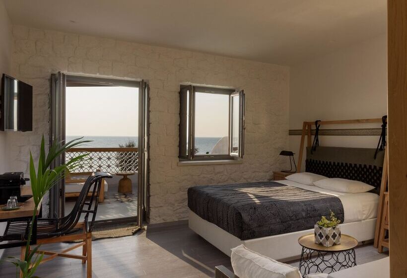 اتاق لوکس با چشم‌انداز دریا, Afroditi Venus Beach Resort
