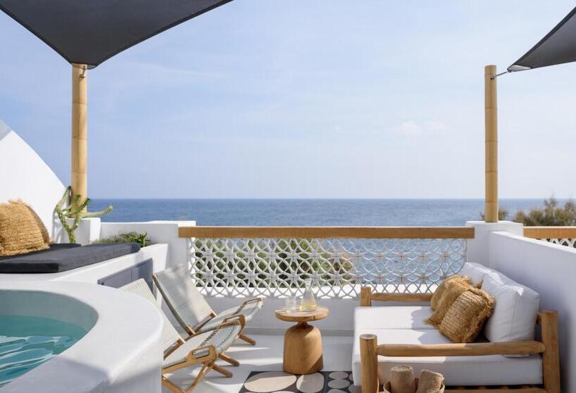 اتاق لوکس با چشم‌انداز دریا, Afroditi Venus Beach Resort