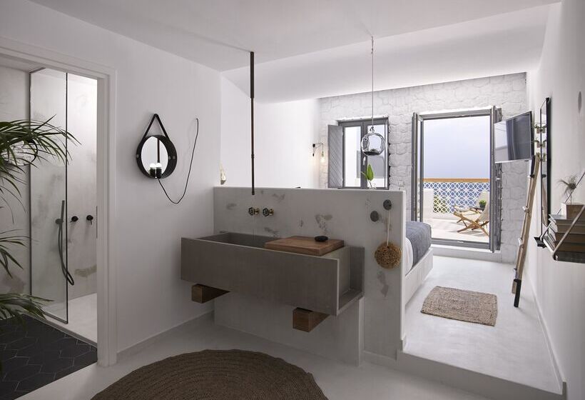 اتاق لوکس با چشم‌انداز دریا, Afroditi Venus Beach Resort