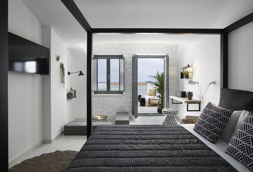 اتاق لوکس با چشم‌انداز دریا, Afroditi Venus Beach Resort
