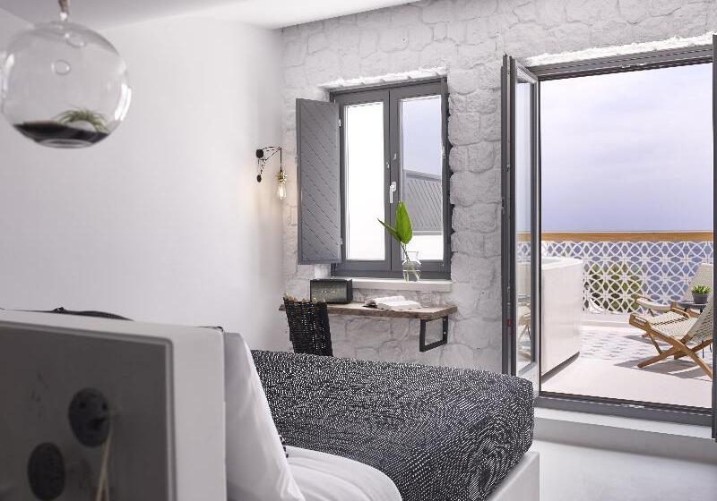 اتاق لوکس با چشم‌انداز دریا, Afroditi Venus Beach Resort