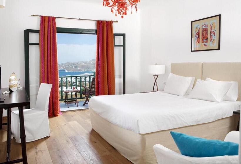 اتاق سوپریور با چشم‌انداز دریا, Tharroe Of Mykonos Boutique