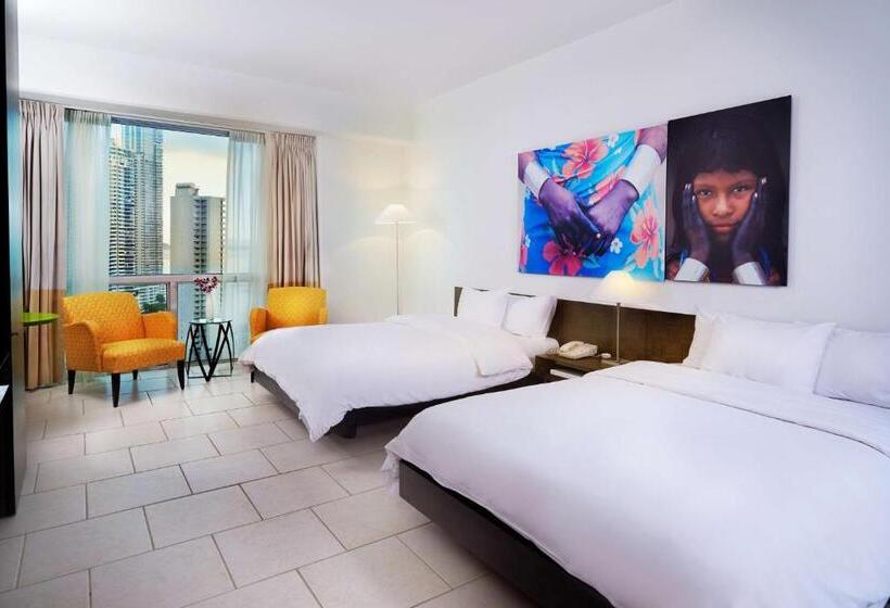 חדר דלוקס נוף לים, Decapolis Hotel Panama City