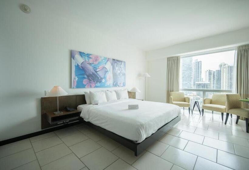 חדר סטנדרט עם מיטת קינג, Decapolis Hotel Panama City
