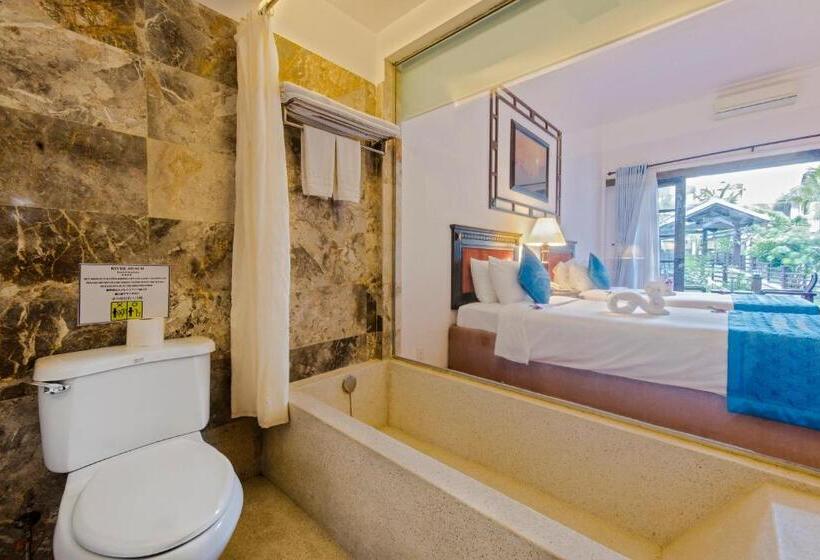 اتاق لوکس با چشم‌انداز باغ, River Beach Resort & Residences