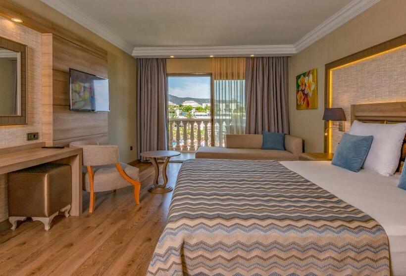 اتاق اساندارد با چشم‌انداز جانبی به دریا, Samara Hotel Bodrum Ultra All Inclusive
