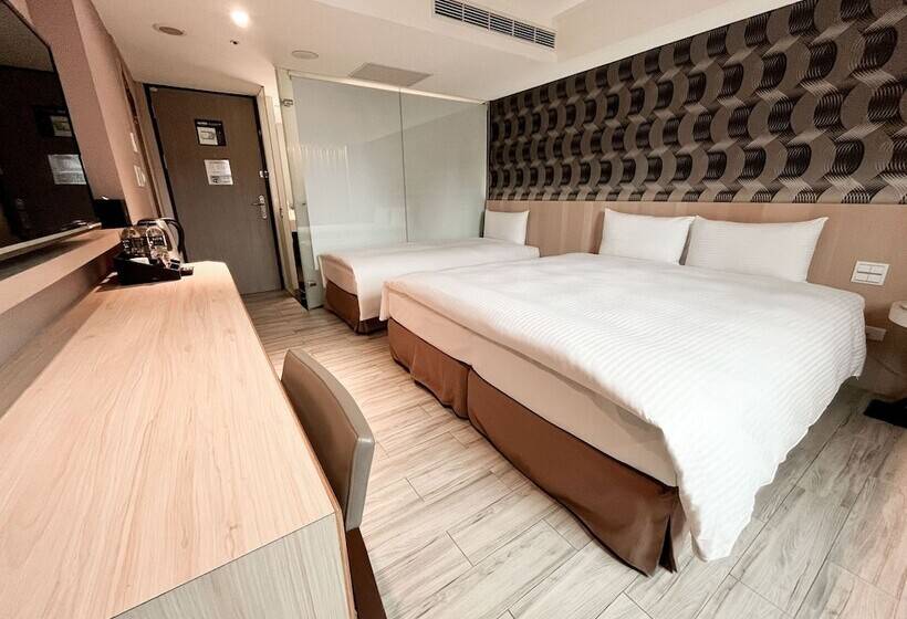 اتاق استاندارد سه نفره, Guide Hotel Taipei Fuxing North