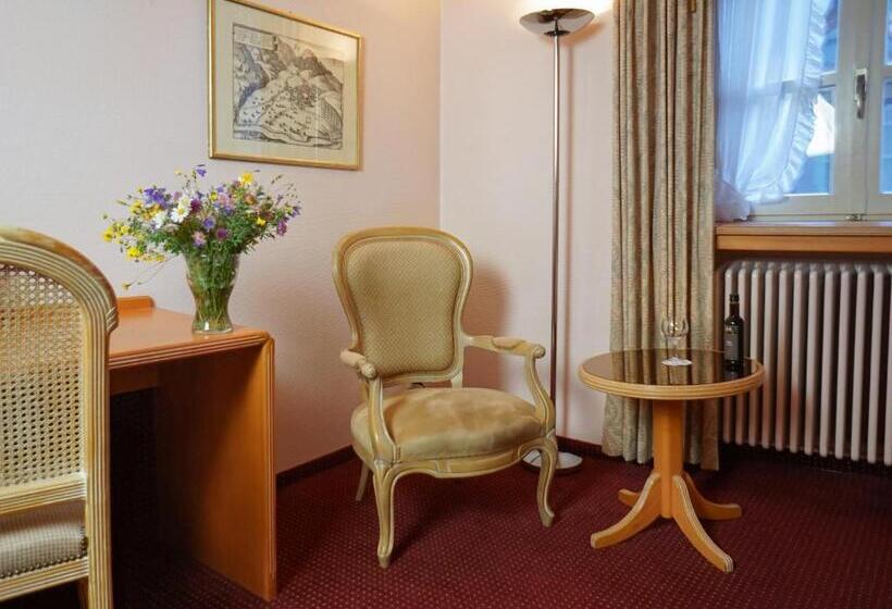 スタンダードシングルルーム, Thermal Hotels & Walliser Alpentherme Leukerbad