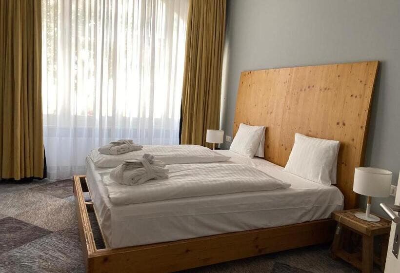 キングサイズベッドのスイートルーム, Thermal Hotels & Walliser Alpentherme Leukerbad