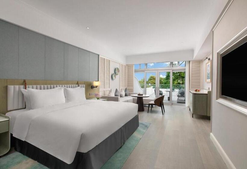 اتاق استاندارد با تراس, Xiamen International Seaside Hotel Free Welcome Fruit& Mini Bar
