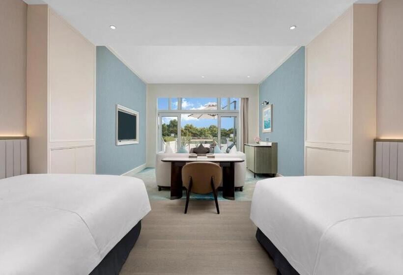 اتاق استاندارد با تراس, Xiamen International Seaside Hotel Free Welcome Fruit& Mini Bar