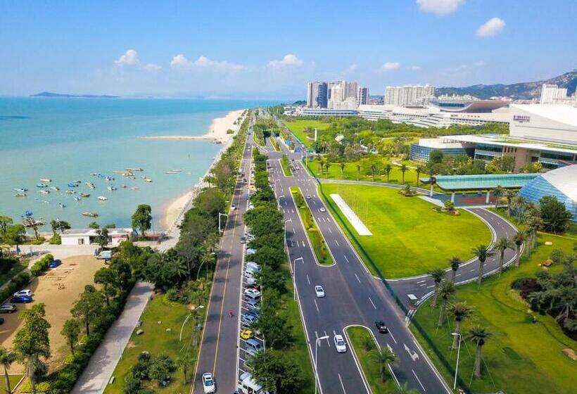 اتاق لوکس با چشم‌انداز دریا, Xiamen International Seaside Hotel Free Welcome Fruit& Mini Bar