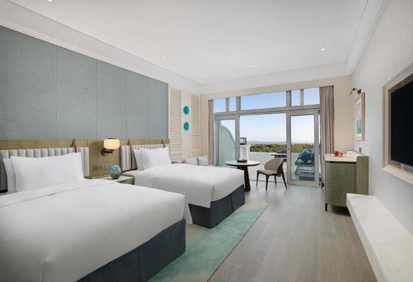 اتاق لوکس با چشم‌انداز دریا, Xiamen International Seaside Hotel Free Welcome Fruit& Mini Bar