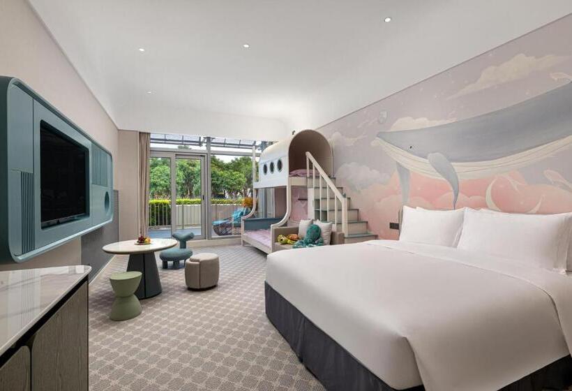 اتاق استاندارد چهار تخته, Xiamen International Seaside Hotel Free Welcome Fruit& Mini Bar