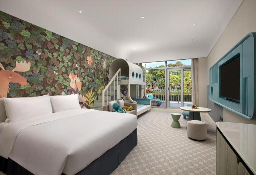 اتاق استاندارد چهار تخته, Xiamen International Seaside Hotel Free Welcome Fruit& Mini Bar