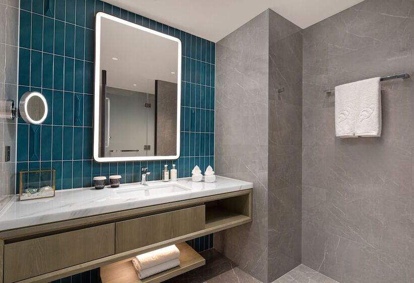 اتاق لوکس با چشم‌انداز دریا, Xiamen International Seaside Hotel Free Welcome Fruit& Mini Bar
