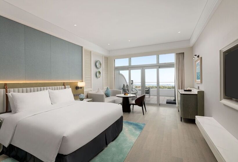 اتاق لوکس با چشم‌انداز دریا, Xiamen International Seaside Hotel Free Welcome Fruit& Mini Bar