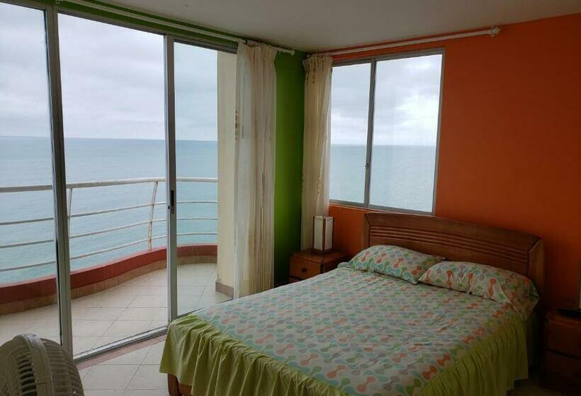 آپارتمان 1 خوابه با چشم‌انداز دریا, Arco Iris Atacames
