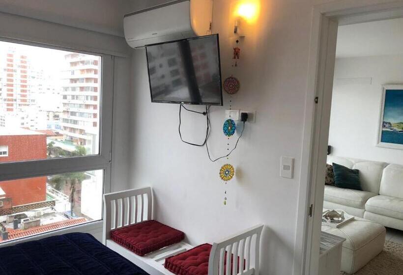 آپارتمان 1 خوابه با چشم‌انداز دریا, Punta Del Este Lux Tower
