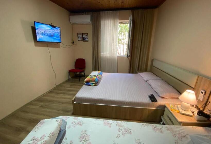 اتاق استاندارد سه تخته با چشم‌انداز باغ, Zani Hostel