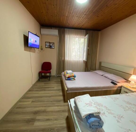 اتاق استاندارد سه تخته با چشم‌انداز باغ, Zani Hostel