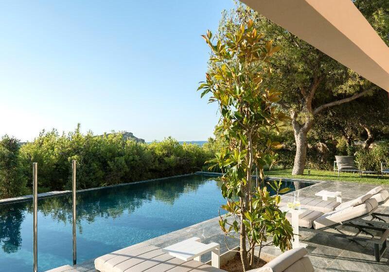 ویلای یک اتاق خوابه با استخر شنا, Cape Sounio, A Grecotel Resort To Live