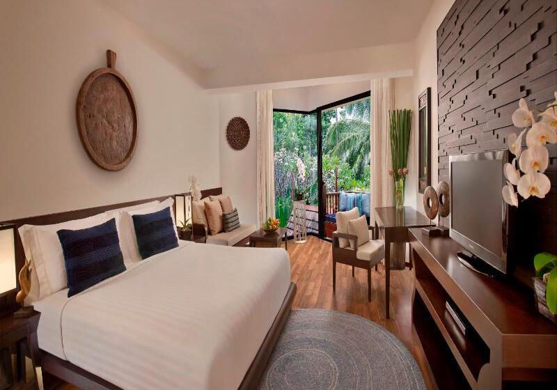 اتاق لوکس با چشم‌انداز دریا, Anantara Bophut Koh Samui Resort