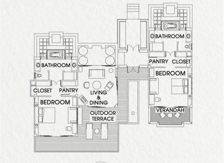 Suite 2 Dormitoris, Pimalai Resort & Spa