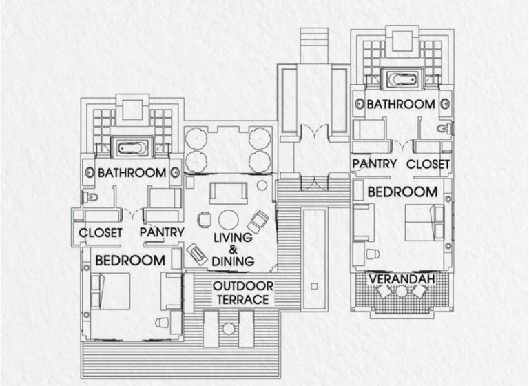 Suite 2 Dormitoris, Pimalai Resort & Spa