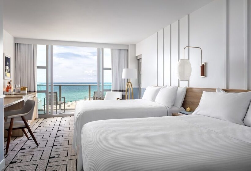 اتاق استاندارد با 2 تخت دوبل, Cadillac Hotel & Beach Club, Autograph Collection