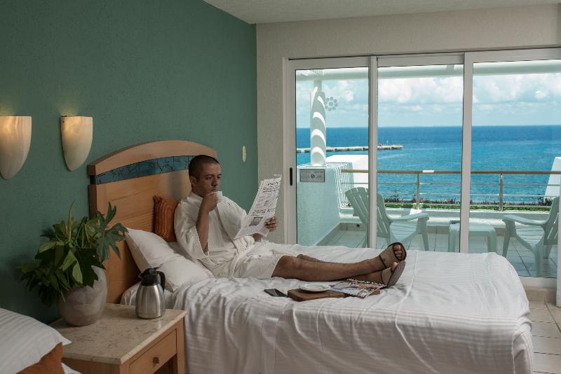 اتاق لوکس با چشم‌انداز دریا, Casa Mexicana Cozumel