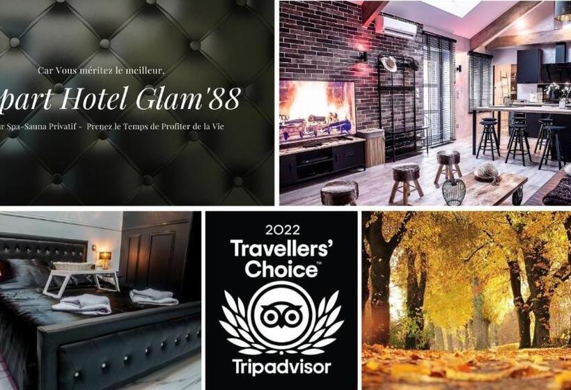 آپارتمان سوپریور 1 خوابه, Appart Hotel Glam88 Suites Avec Spa Et Sauna Privatif