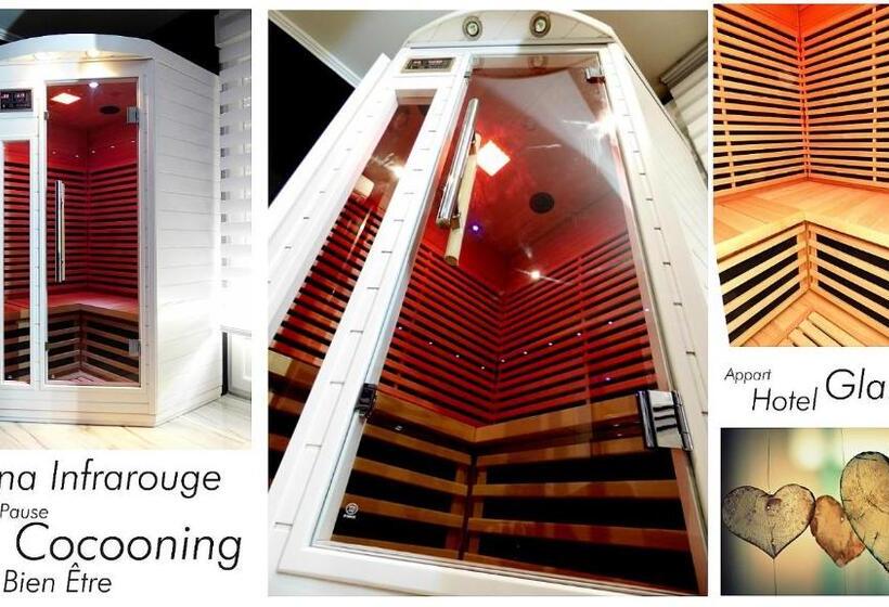 آپارتمان سوپریور 1 خوابه, Appart Hotel Glam88 Suites Avec Spa Et Sauna Privatif