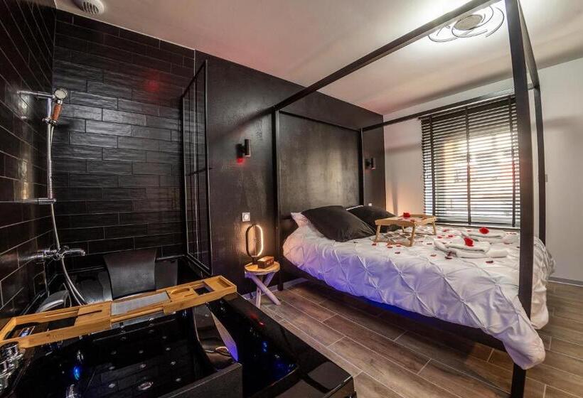 آپارتمان 1 خوابه, Appart Hotel Glam88 Suites Avec Spa Et Sauna Privatif