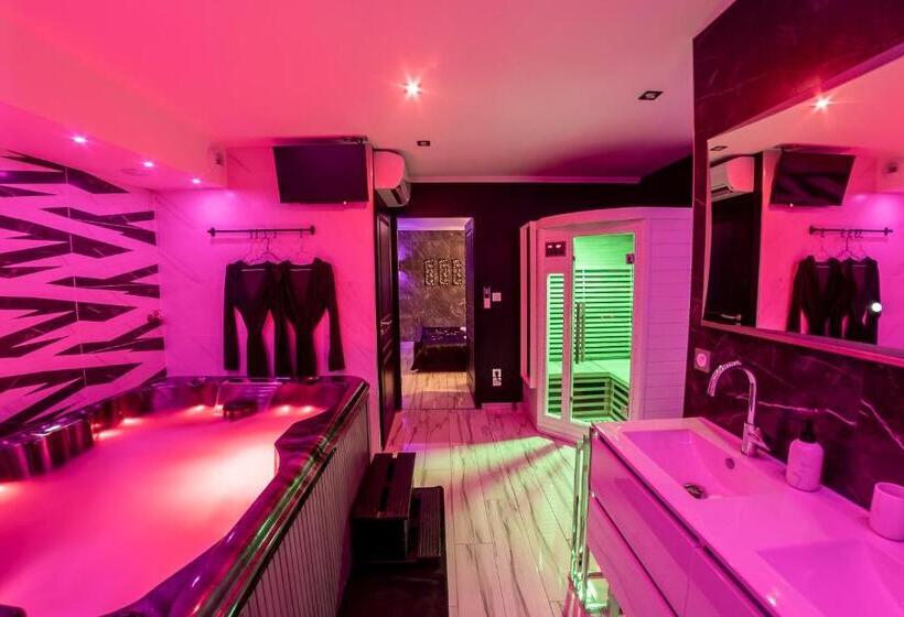 آپارتمان سوپریور 1 خوابه, Appart Hotel Glam88 Suites Avec Spa Et Sauna Privatif