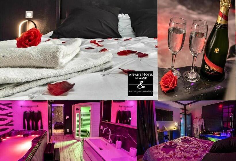 آپارتمان سوپریور 1 خوابه, Appart Hotel Glam88 Suites Avec Spa Et Sauna Privatif