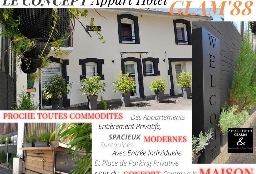 آپارتمان سوپریور 1 خوابه, Appart Hotel Glam88 Suites Avec Spa Et Sauna Privatif