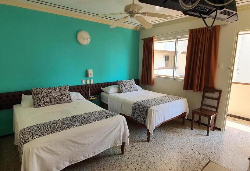 اتاق استاندارد با 2 تخت دوبل, Atlantico A 150 Mts De Playa Martí