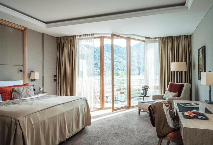 اتاق لوکس با چشم‌انداز دریاچه, Althoff Seehotel überfahrt