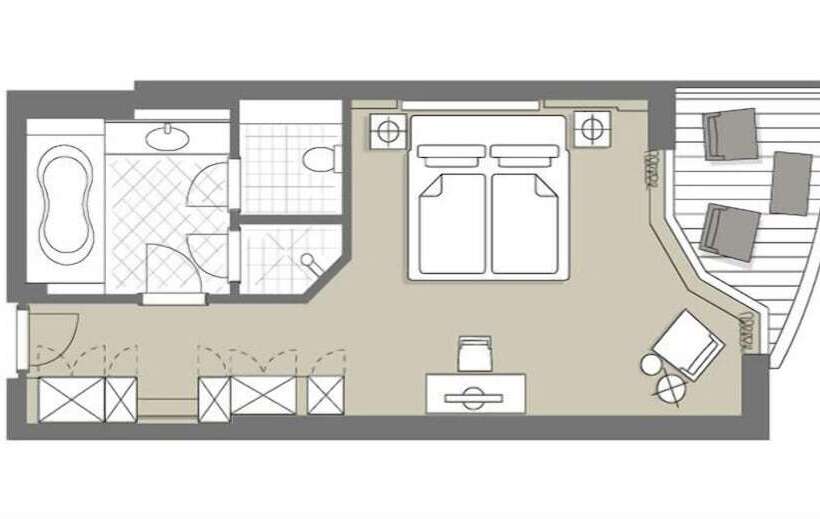 Chambre Standard Vue Lac, Althoff See Uberfahrt