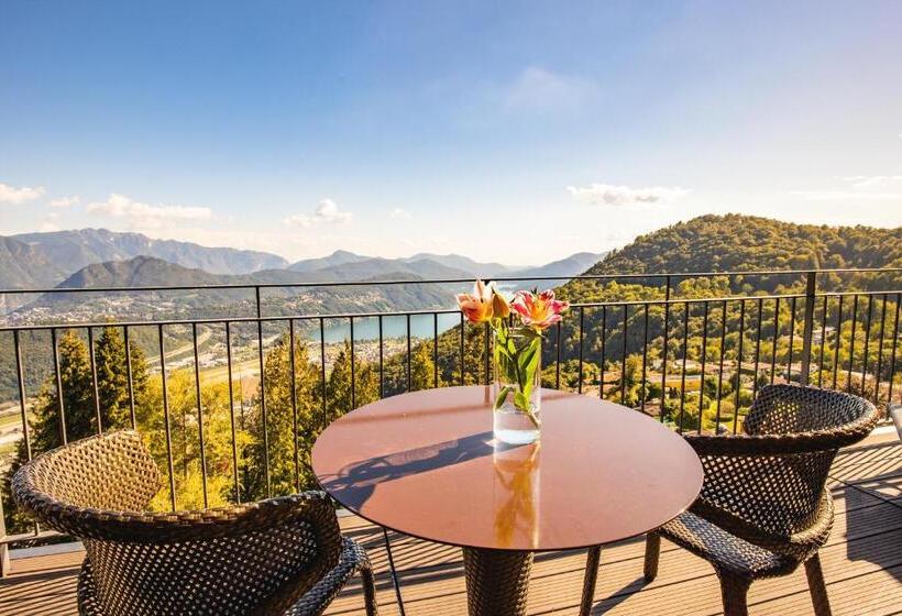 Habitación Estándar Vista Lago, Kurhaus Cademario
