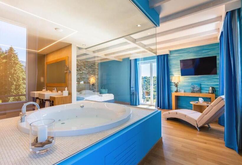 Suite with Hot Tub, Kurhaus Cademario  & Spa