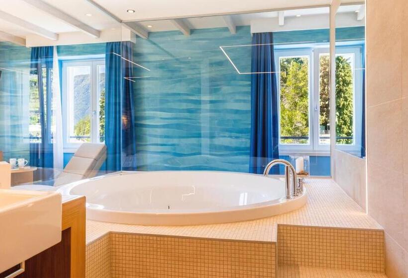 Suite with Hot Tub, Kurhaus Cademario  & Spa