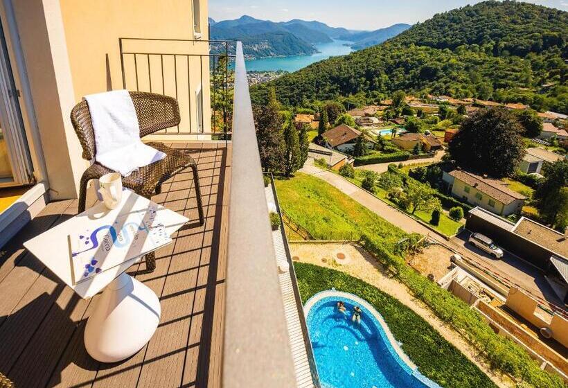 Suite with Hot Tub, Kurhaus Cademario  & Spa