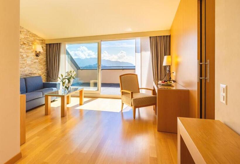 Penthouse Svit, Kurhaus Cademario  & Spa